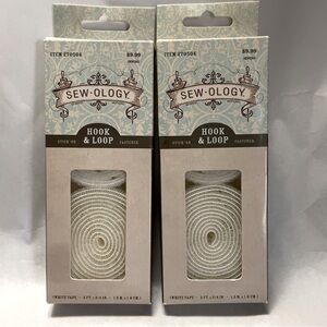 Sewology Hook & Loop Stick-on Fasteners, 2 boxes